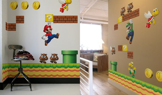 Super Mario Bros Wall Decals