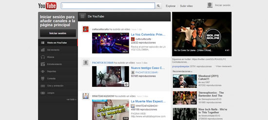 youtube vieja versión