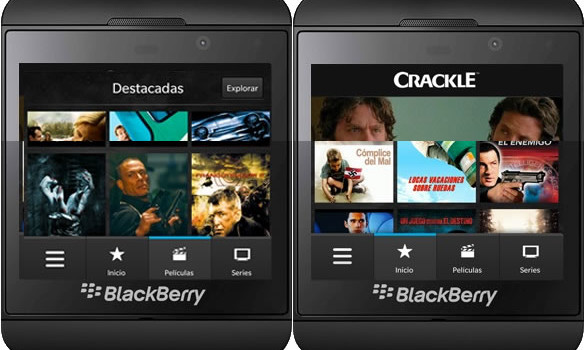 Crackle blackberry 10