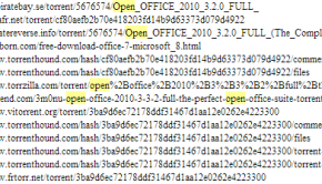 open office targets microsoft