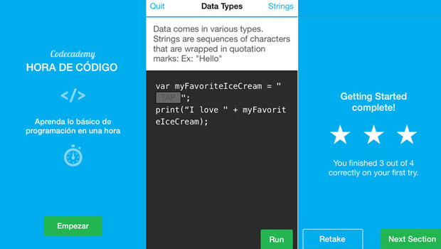 hora de codigo codecademy
