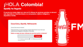 spotify coca cola colombia
