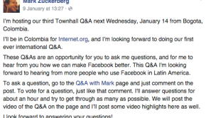 mark zuckerberg colombia