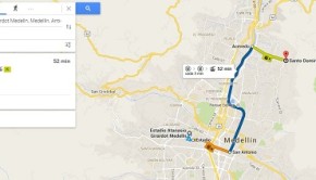 Google Transit metro medellin